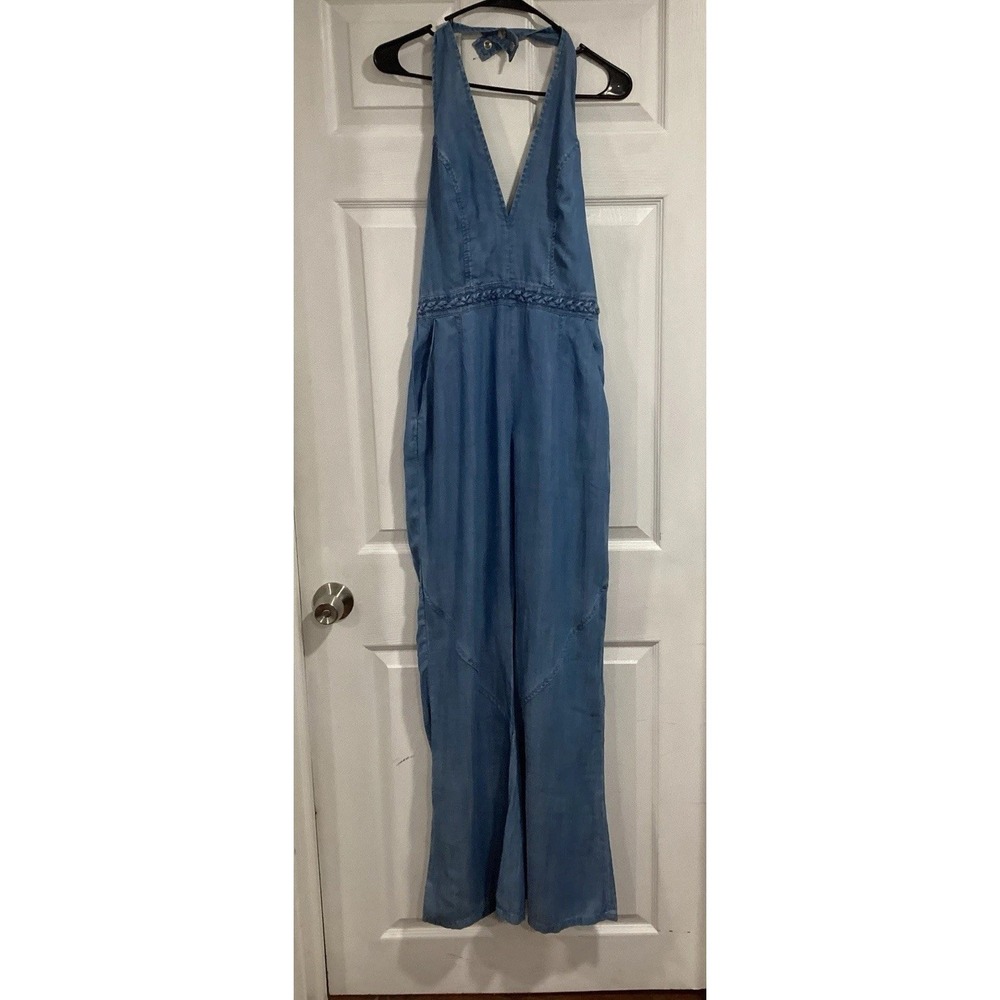 Guess Jumpsuits Denim Jeans Ultra Flare NWT SIZE 6 Very Nice $138 Retail